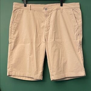 AG Adriano Goldschmied Khaki Men's 40R Griffin Flat Front Shorts Classic